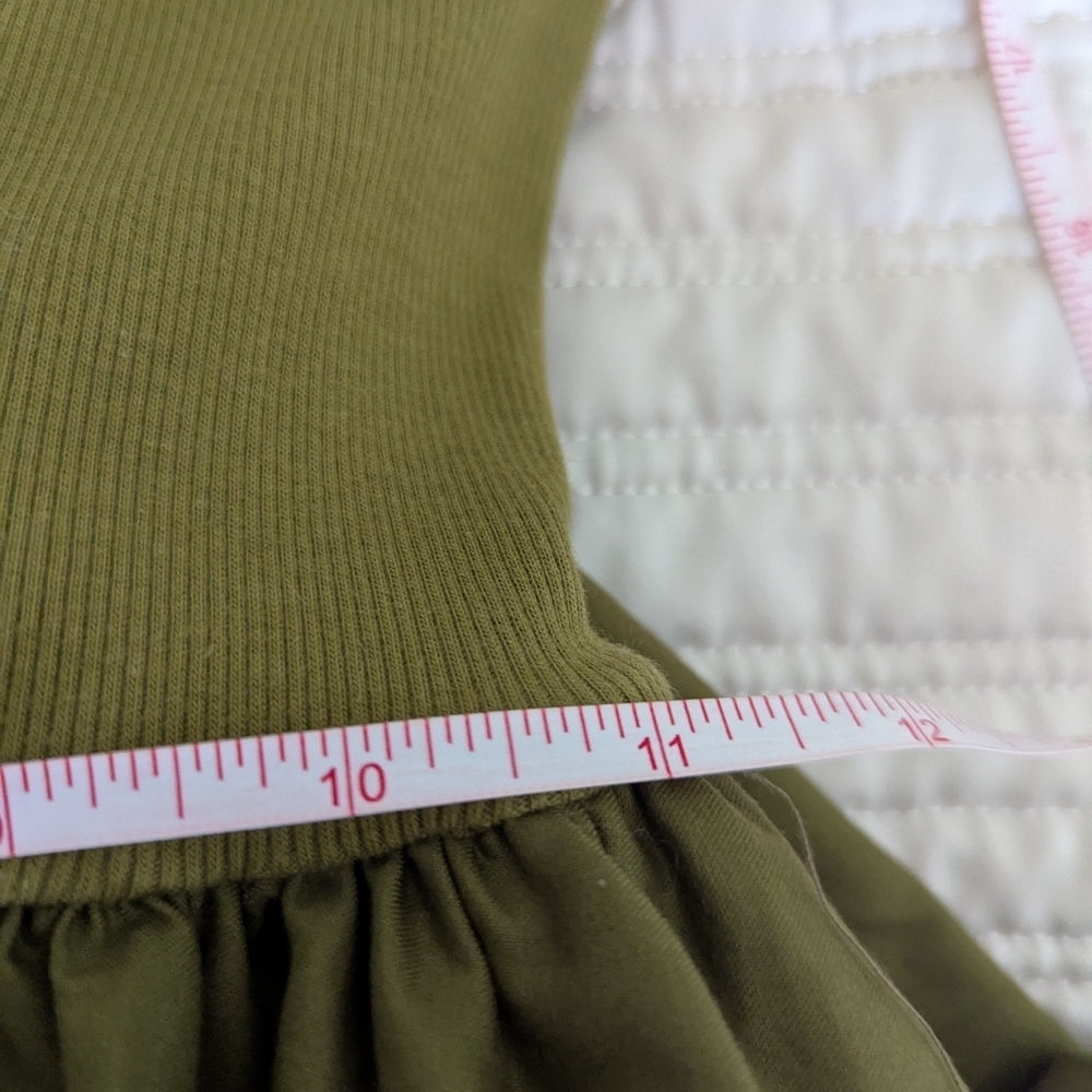 REFORMATION Green Organic Cotton Mininalist Feminine Maxi Dress Size Small - Picture 8 of 12